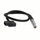 Cable de transmisión épico ROJO flexible del D-golpecito del cable de la cámara del escarlata a Pin femenino 1B 6 de Lemo