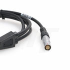 Cable de programación de GFU radio de 0 vatios para la hembra del Pin de Leica 8 a D9 SAE serial A00975