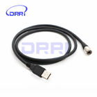 cable masculino de la alimentación por USB de 12V 4pin Hirose para el ENFOQUE F4/F8, dispositivos de los sonidos 688 633 664