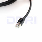 M12 X-cifró 8 poste al cable de Ethernet flexible, cable flexible industrial de la red Cat6