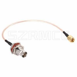Enchufe masculino coaxial del cable SMA de la antena de la coleta del RF a la hembra de BNC