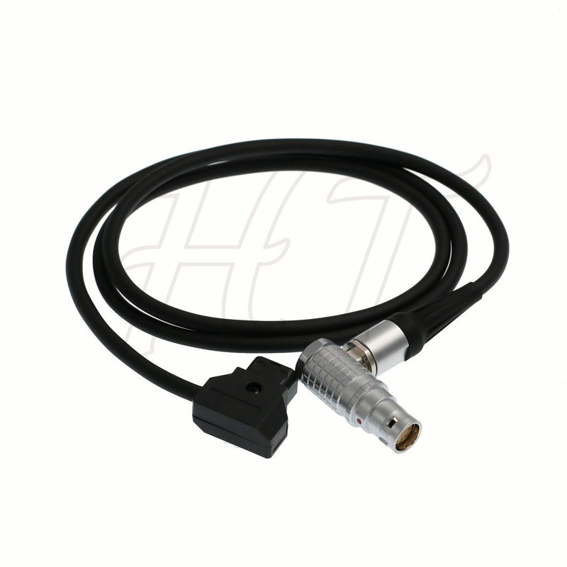 Mini 39&quot; cable de la cámara de Teradek ARRI, cable de transmisión flexible de ángulo recto de 8 Pin del D-golpecito